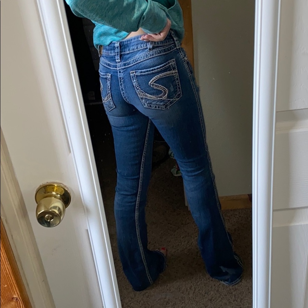 Silver jeans